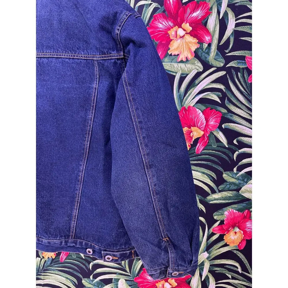 Vintage Monte Carlo Polo And Jockey Club Jean Jacket Size2XL
